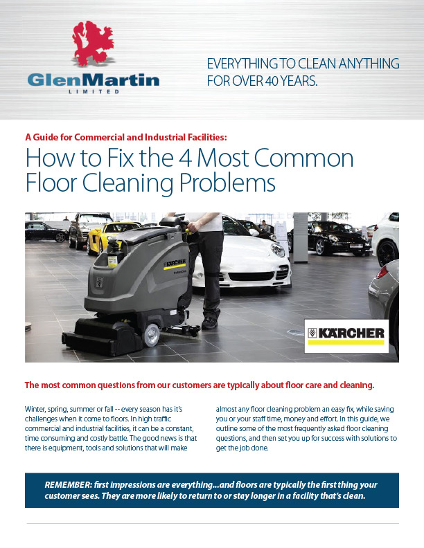 How to Clean Floors Auto Scrubbers Glen Martin Limited